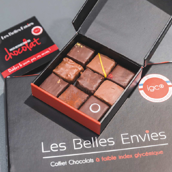 Coffret Découverte Ganaches et Pralinés – 9 chocolats