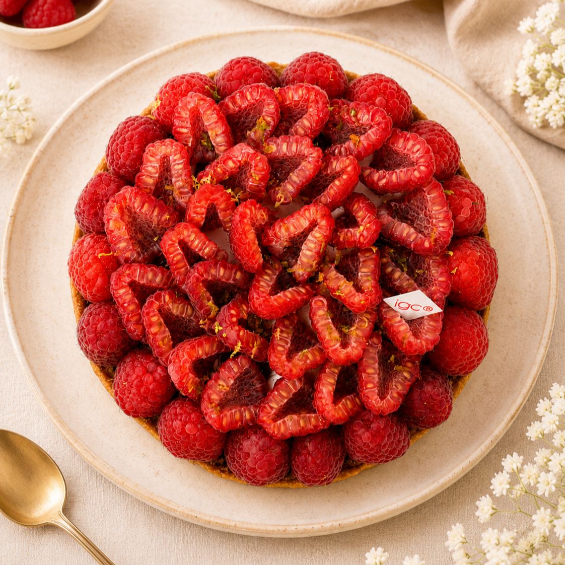 La Tarte Framboise – 4 personnes