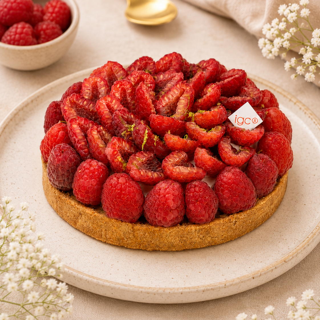 La Tarte Framboise – 6 personnes